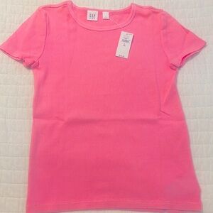 Gap Kids Ribbed Pink Top
